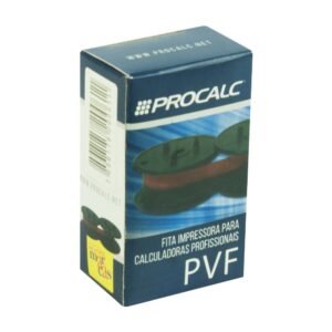 Fita de nylon preta/vermelha para calculadora Procalc/ Elgin/ Sharp/ General