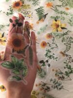 Adesivos kit com 15 unidades flores/plantas aleatórias - Scrapbook
