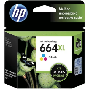 Cartucho Tinta Original HP 664XL Color