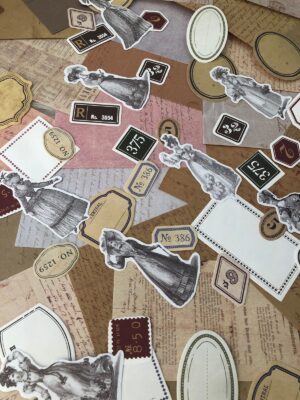 Kit com 25 itens vintage